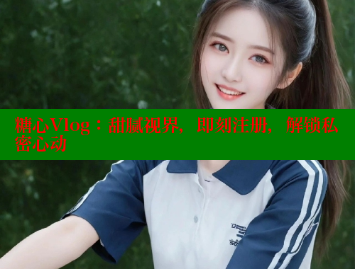 糖心Vlog：甜腻视界，即刻注册，解锁私密心动