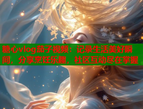糖心vlog茄子视频：记录生活美好瞬间，分享烹饪乐趣，社区互动尽在掌握