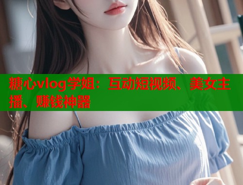 糖心vlog学姐：互动短视频、美女主播、赚钱神器