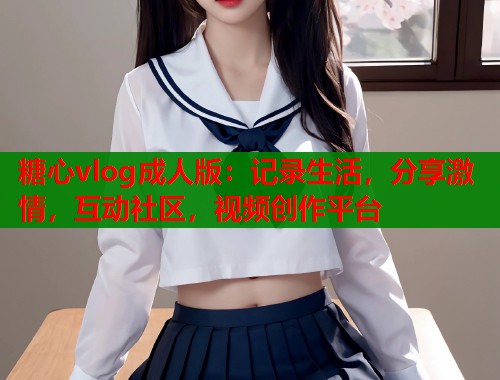 糖心vlog成人版：记录生活，分享激情，互动社区，视频创作平台