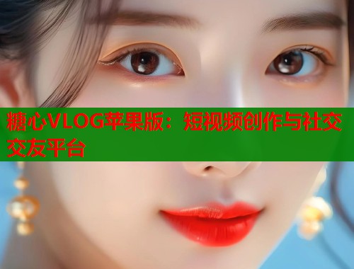 糖心VLOG苹果版：短视频创作与社交交友平台