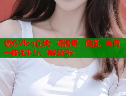 糖心Vlog在线：短视频、直播、电商一体化平台，赚钱轻松