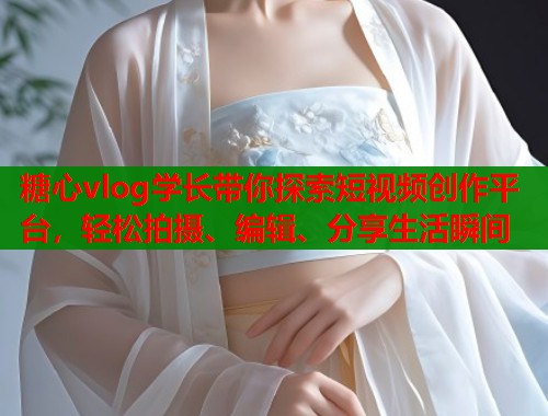 糖心vlog学长带你探索短视频创作平台，轻松拍摄、编辑、分享生活瞬间
