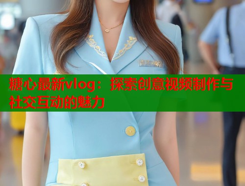 糖心最新vlog：探索创意视频制作与社交互动的魅力  第1张