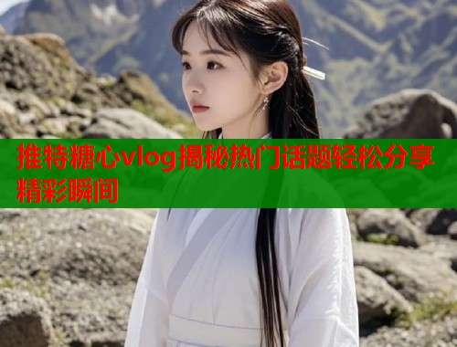 推特糖心vlog揭秘热门话题轻松分享精彩瞬间  第2张