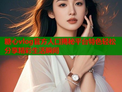 糖心vlog官方人口揭秘平台特色轻松分享精彩生活瞬间