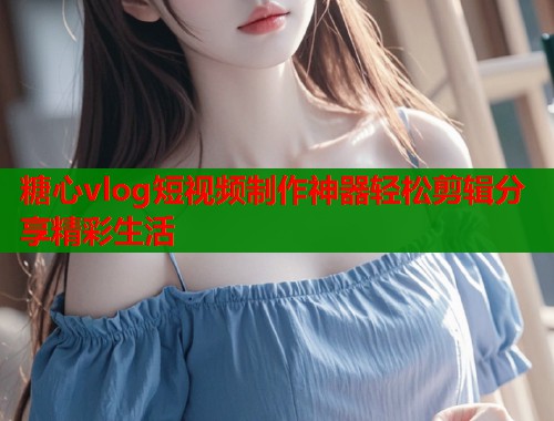 糖心vlog短视频制作神器轻松剪辑分享精彩生活