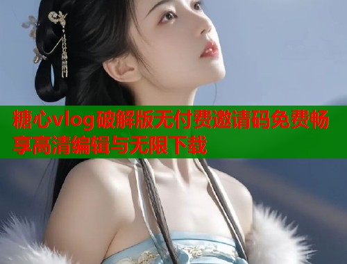 糖心vlog破解版无付费邀请码免费畅享高清编辑与无限下载