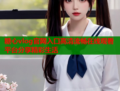 糖心vlog官网入口高清流畅在线观看平台分享精彩生活
