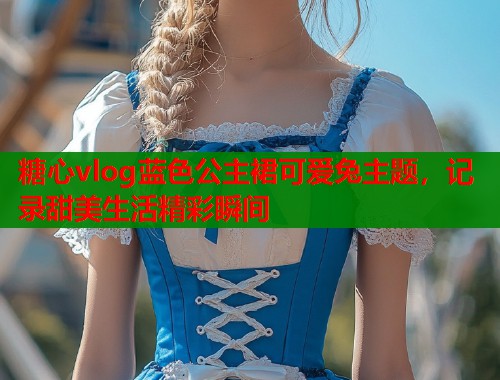 糖心vlog蓝色公主裙可爱兔主题，记录甜美生活精彩瞬间