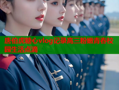 唐伯虎糖心vlog记录高三粉嫩青春校园生活点滴