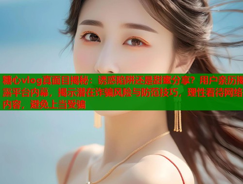 糖心vlog真面目揭秘：诱惑陷阱还是甜蜜分享？用户亲历揭露平台内幕，揭示潜在诈骗风险与防范技巧，理性看待网络内容，避免上当受骗